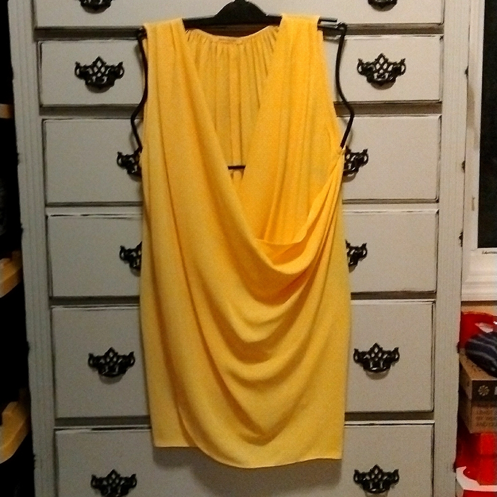 James LaCroix, Summer Tulip dress, Small, Yellow